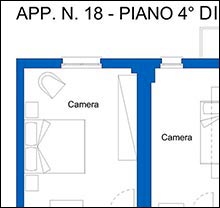 Planimetria residence  monza