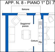 Planimetria policlinico di Monza